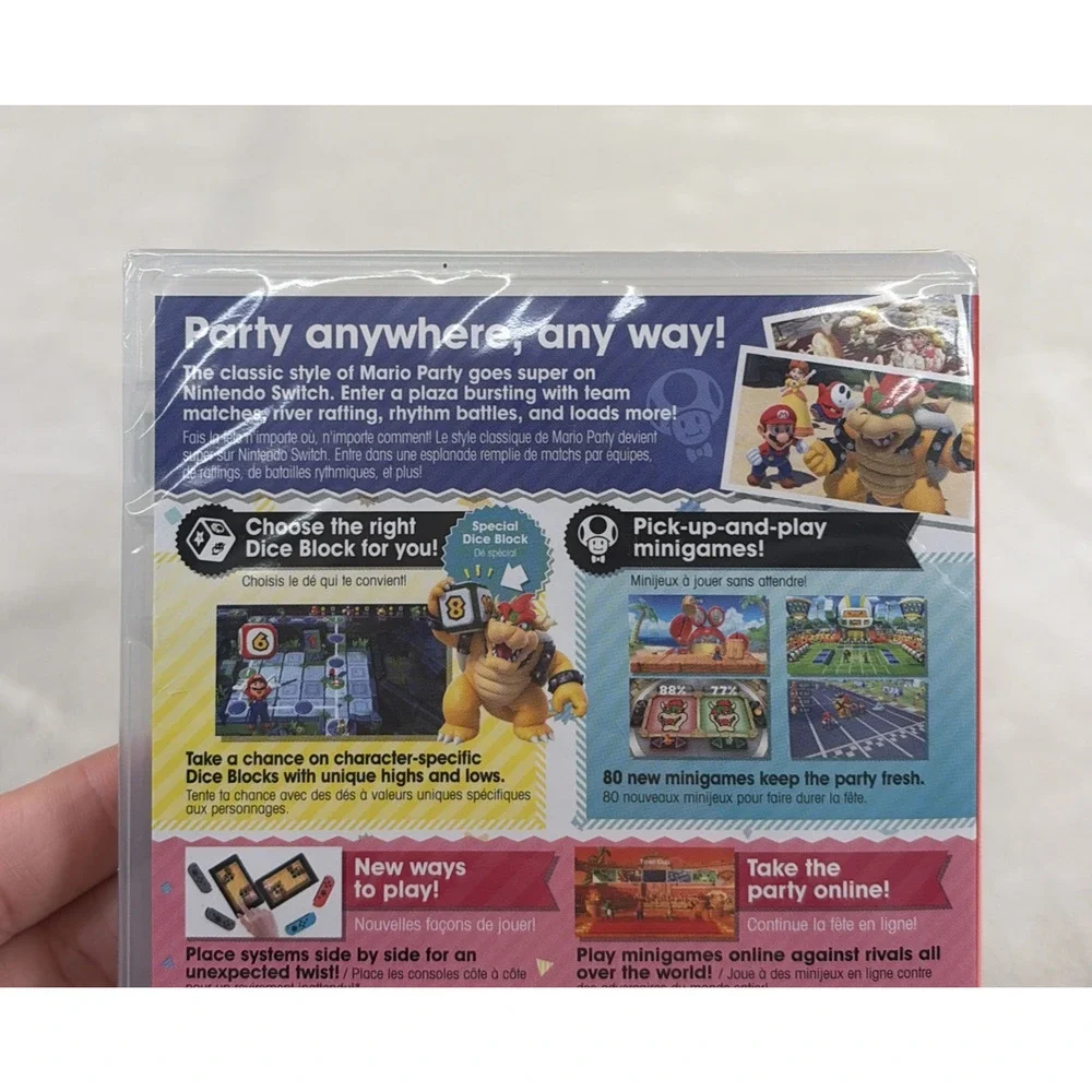 Super Mario Party BRAND NEW *SEALED* Nintendo Switch Benefits Charity FS